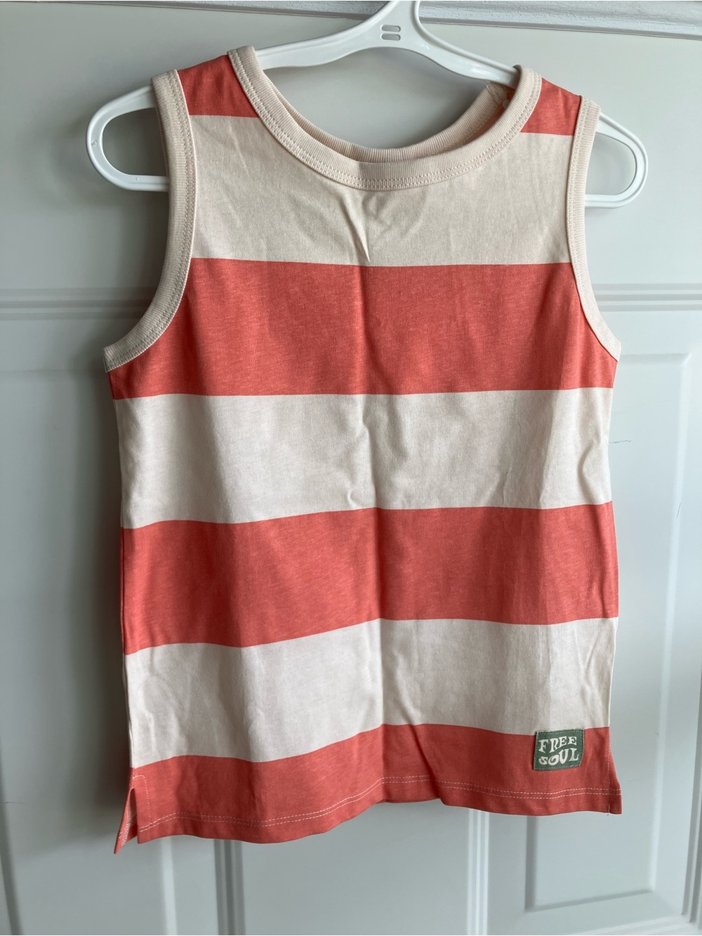 Zara cream pink sleeveless top 2T 3T NWT